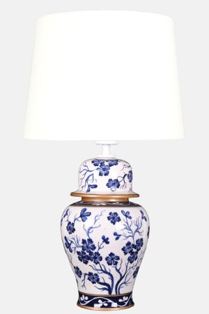 Bleu Blanc Shah Vase Lampshade Spring Branch K. white qdecvazo041 - Qdec