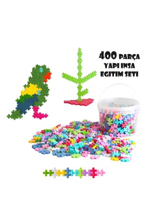 Blockland 400 Piece Building Toy and Construction Set Creative Construction Pixel Design Educational Minecraft - Happens