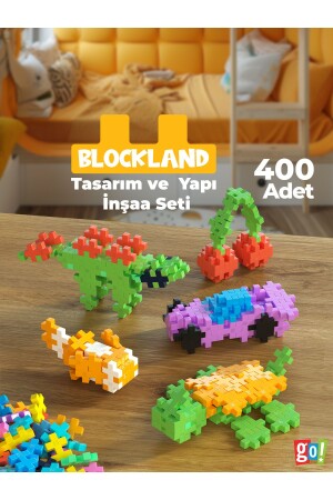Blockland 400 Pieces pixel Creative design building construction educational Toy minecraft - Go Toys