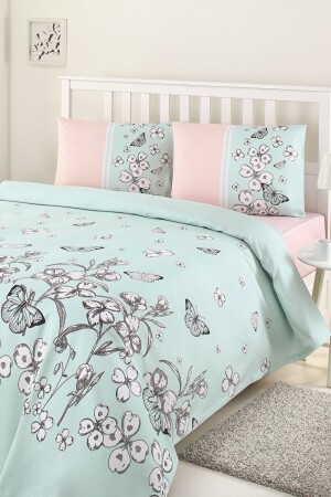 Bloom Doppelbett-Bettwäsche-Set PR-EVTEKSTILI-58482400697 - FLORETTA