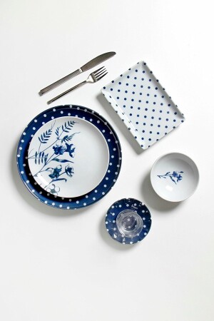 Blossom 30 Piece Breakfast Set for 6 People 04por034456 04POR034456 - Porland