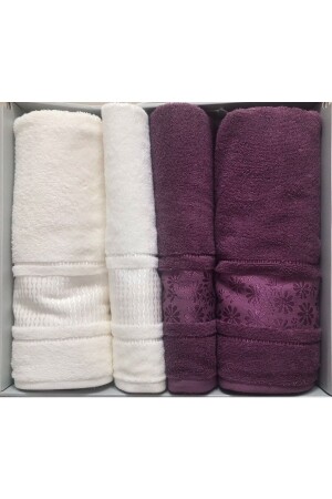 Blossom Best Set Hamam Set Plum - Cream bls2 - Özdilek