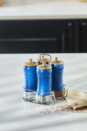 Blue Berry 5 Piece Glass Spice Set 153. 03. 06. 8987 - Karaca