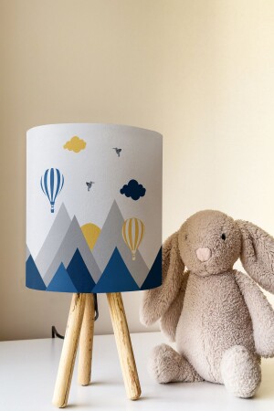 Blue Bird Valley Mountain Kinderzimmer Lampenschirm Tischlampe TLAB-300 - Talia Home