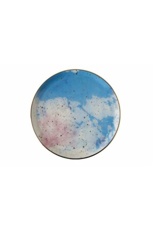 Blue Cosmos Flat Single Plate 20 cm Pattern 5 04ALM003406 - Porland