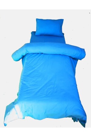 Blue Duvet Cover Set Sheet Elastic Hotel Dormitory Hostel Military Military Construction Site military setblue - Ricco Lifes