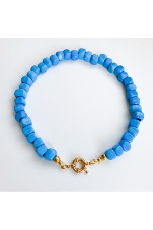 Blue Glass Necklace - Charmlucky