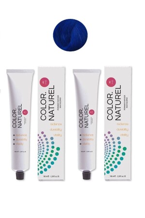 Blue Hair Dye 100 Ml - 2 Pieces 8699971333776 - Color Naturel