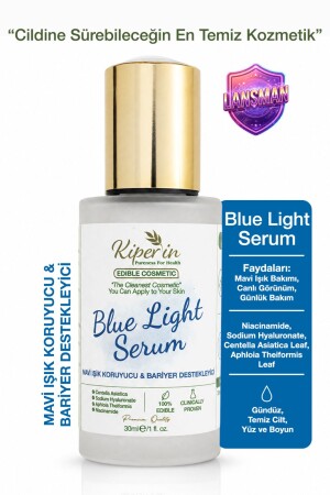 Blue Light Serum | Mavi Işık Koruyucu & Bariyer Desteği | Centella, Aphloia, Hyaluronik Asit | 30mL - Kiperin