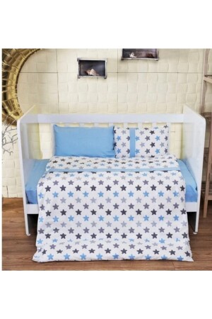 Blue Star Baby Bedding Set Blue baby - sedali home