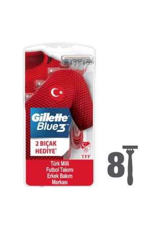 Blue3 National Team Special Package 8-Piece Razor - Gillette