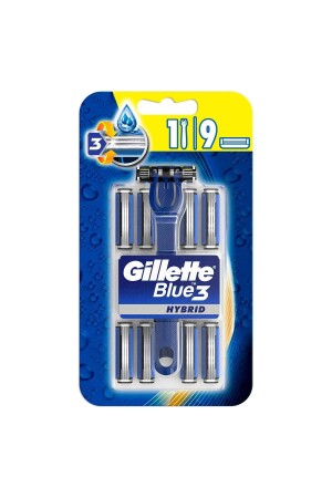 Blue3 Sensor Hybrid Shaver + Spare Razor 9-Piece - Gillette