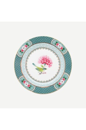 Blushing Birds Blue Porcelain Cake Plate 17 Cm 51001200 - Pip Studio