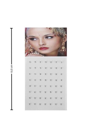 Body And Face Stone Stickers White - Larin Kozmetik