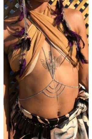 Body Chain Seksi Vücut Zinciri Vücut Aksesuarı - Takıconcept