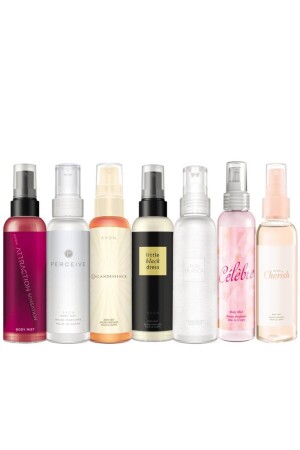 Body Mist Perfumed Body Sprays Pack of Seven - Avon