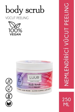 Body Peeling Moisturizing Purifying Renewing 250 ml - Luur Cosmetics & More