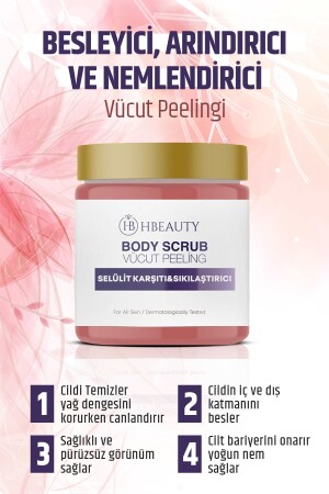 Body Peeling Nourishing Purifying Moisturizing Body Scrub Anti-Cellulite And Firming - Hbeauty