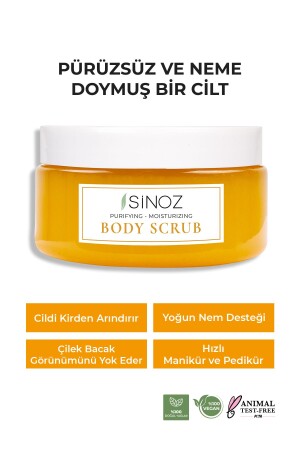 Body Scrub Nourishing Purifying Moisturizing Body Peeling 300 gr - Sinoz