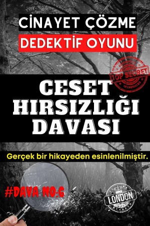 Body Theft Case Detective Game - Unsolved Cases - Who is the Murderer Game - Mysterious Murders - Gamebulance