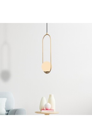 Bogen-Pendelleuchte, modernes Design, goldener Kronleuchter 104PL1. 40GD. 02 - Nest Aydınlatma