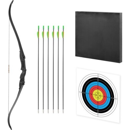 Bogenschießset inSPORTline Steepchuck 28 lbs. + 6 zusätzliche Pfeile und 1 Papierzielscheibe - inSPORTline