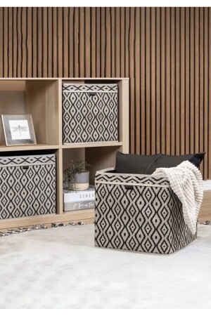 Bohe Shelf Organizer & square shelf compatible box & basket 30 x 30 x 30 - Seza Home