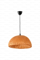 Bohem Bambu Boja Pendant Sarkıt Avize Lamba 35 Cm - Iskandinav, Modern, Bohem, Rattan Aydınlatma NHBJP35 - Naturel Home