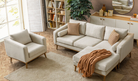 Bohemian Armchair Corner Set - Cadde Yıldız