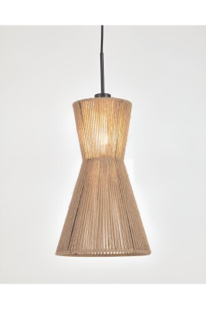 Bohemian Chandelier, Rustic Chandelier, Jute Chandelier, Natural Chandelier, Wicker Braid Chandelier, Casual Chandelier, Ceiling Lighting DRAVZ018 - mammoly