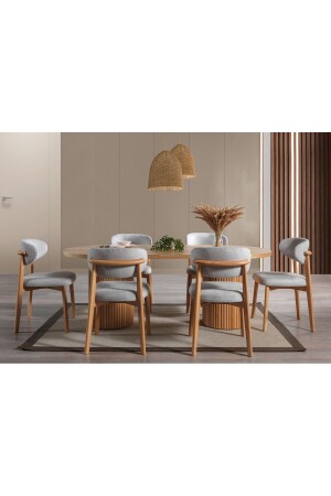 Bohemian Dining Table with 6 Chairs - Dekorbizden