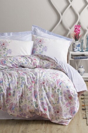 Bohemian-Doppelbettbezug-Set Adsila Blau 8680108068281 - Cotton Box