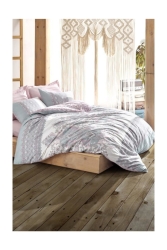 Bohemian Ranforce Double Duvet Cover Set - Almina 1181070003052 - Cotton Box