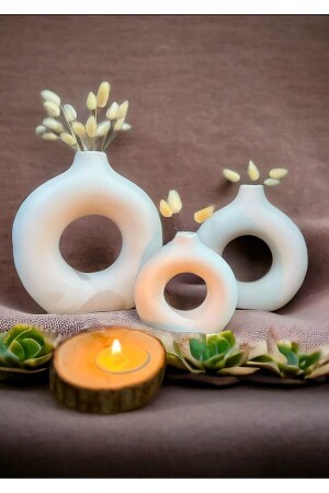 Bohemian Ring Vase Special Design Gift Set of 3 - Aymumi Home