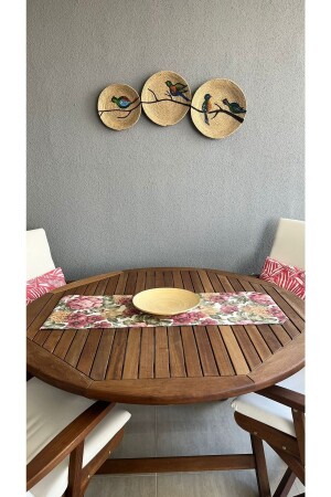Bohemian Wicker Wall Plate OBD0020-12 - ocean boheme decor