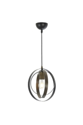 Boho Tekli Retro Sarkıt Salon Avize 3387-01-BL - Apliqa
