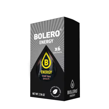 Bolero Energy Mix (6 x 14 g, Peach Ice-Tea) - Bolero