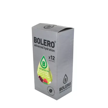 Bolero Iced Green Tea Mix (12 x 3 g, Raspberry & Pomegrenate) - Bolero