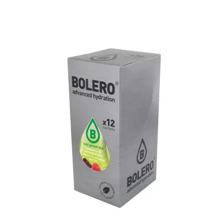 Bolero Iced Green Tea Mix (12 x 8 g, Raspberry & Pomegrenate) - Bolero