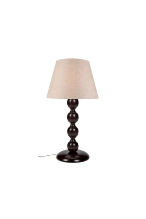 Perlenlampenschirm, groß, Wenge-Bein/Sandbeige-Hut, Mng. 1887 MNG. 1887 - Modelight