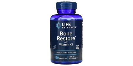 Bone Restore with Vitamin K2 - 120 caps - Life Extension