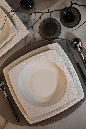 Bone Versa 24 Piece Dinnerware Set BNVRS24Y200 - Kütahya Porselen