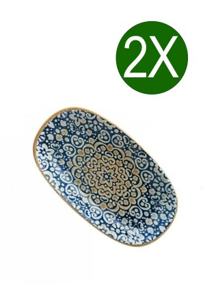 MNZ-Bonna Alhambra 15 سم طلاء بيض المجموعة من 2 ALH15OV - Bonna Porselen