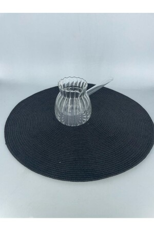 Borasilicate Glass Luxury Coffee Pot 450ml Corrugated Fire Resistant Fma08538 - Çavdar Group