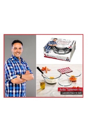 Borcam 4 Piece Arda Turkmen Preparation Set - Paşabahçe