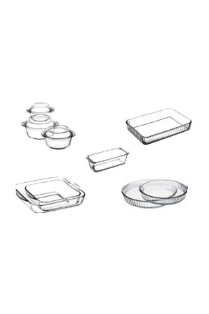 Borcam Küchenset 10-teilig. Borcam Mitgift-Set pb159028-3 - Paşabahçe