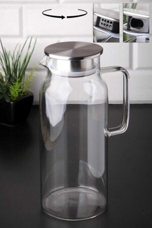Borosilicate Glass Jug 2 Liters Çer-FZ16 - çerçi