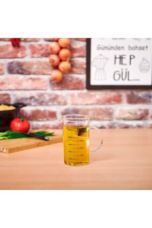 Borosilicate Glass Measuring Cup - 600 Ml 01SNR027-1 - Paçi