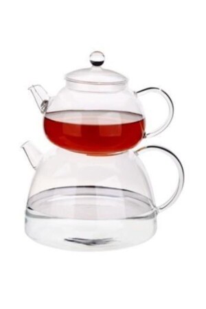 Borosilicate Glass Teapot Set 810ml 1870ml BELLODG460AB - Tantitoni
