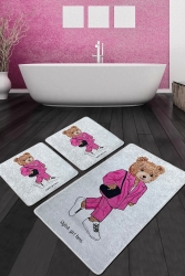 Boss Girl Banyo Halısı Djt 3 Lü Set 8683264256929 - Chilai Home